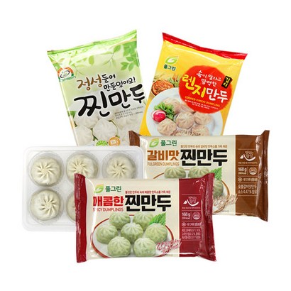 풀그린 전자레인지 3분OK 렌지만두 4종 실속세트
