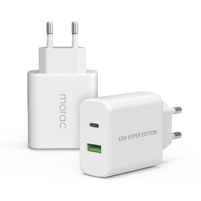 모락 하이퍼에디션 43W 2포트 USB S D 충전기 ZH-2U45T