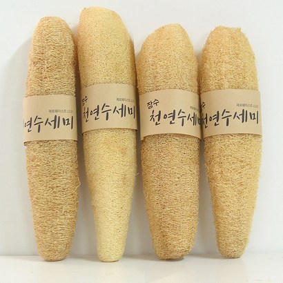 장수 천연 수세미 열매 일반 4개