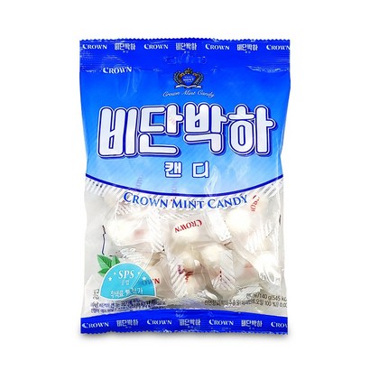크라운 비단박하캔디