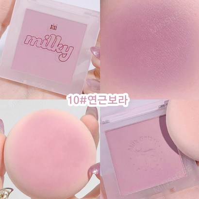 MINSHZEE 치크 샷 트 블러셔 벨벳 블러셔 리뷰후기