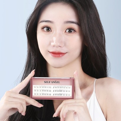 셀프천사 퓨어 가닥 속눈썹 붙이기 인조 연장 부분 인형 A형 아이돌 래쉬