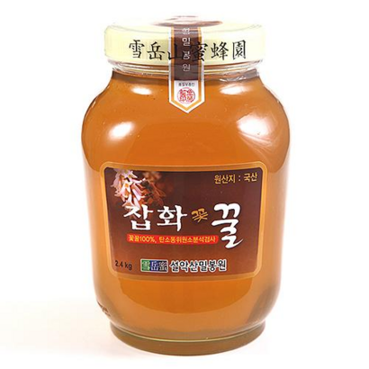 설악산밀봉원 &t;꽃꿀&t; 잡화꿀2 탄소비 -235이하 리뷰후기