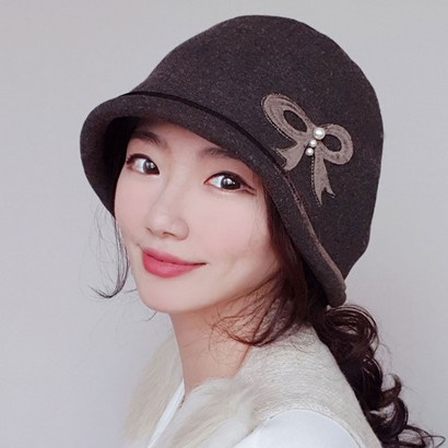 이코마켓 국산고급 가을 겨울 여성두건 양모 울모자 울비니 울벙거지 중년 벙거지모자 버킷햇 엄마모자 할머니 방한모자