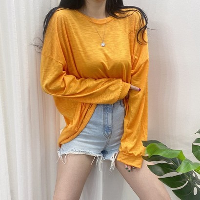 디얼제이 루즈핏 슬리브 긴팔 티셔츠 리뷰후기