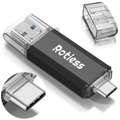 ROTIESS USB30 c타입 대용량 유에스비메모리 2in1 핸드폰OT