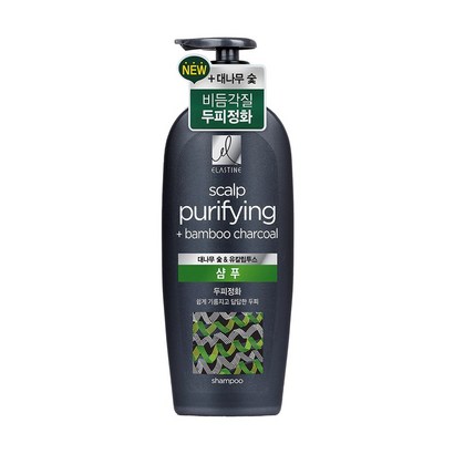 엘라스틴 대나무 숯 두피정화 샴푸