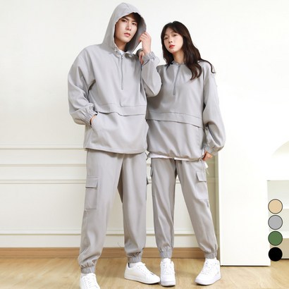 텐클로 빅사이즈 남녀공용 바람막이 아노락 상하