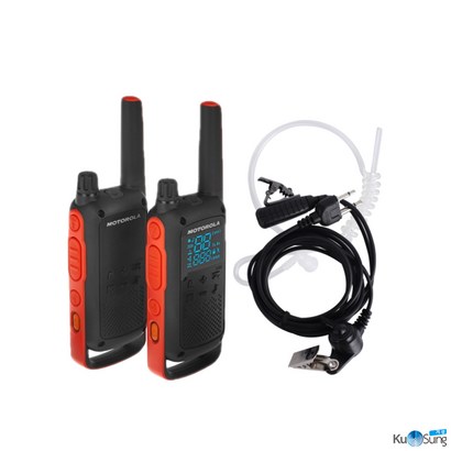 모토로라 생활무전기 T80EX T82 T82EX T92H2O 전용 고급 경용이어폰 KUSUN-301 국산