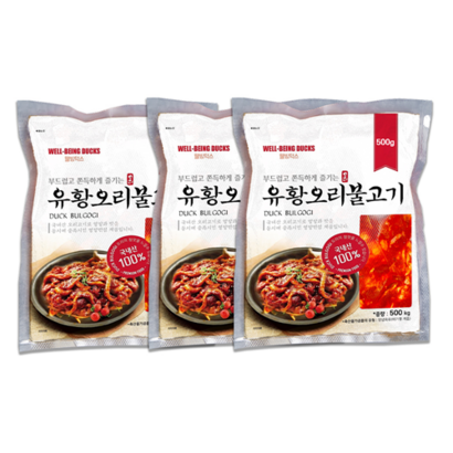 엄마마음 국내산 오리고기 무항생제 양념 유황 생오리 오리불고기 오리주물럭
