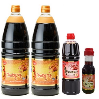 홍일식품 홍게간장 18리터2개맛장700미리