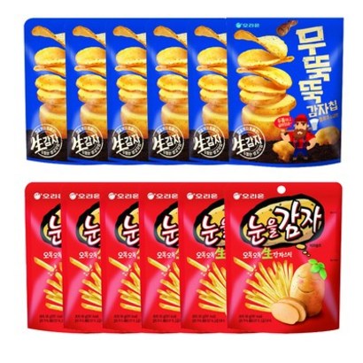 오리온 무뚝뚝감자칩 눈을감자