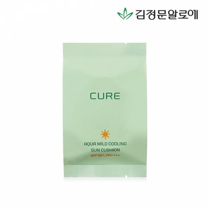 김정문알로에 아쿠아 마일드 쿨링 선쿠션 리필 SF50 A