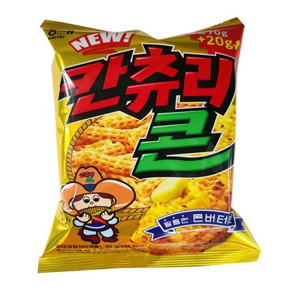 칸츄리콘 콘버터맛 8 고소 바삭 버터향기 스낵 간식 과자