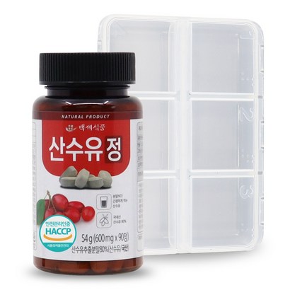 산수유정 국산 90정 HACC 인증제품 리뷰 후기