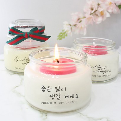꿈을주는 향기 핸드메이드 소이캔들 잡냄새제거 향초