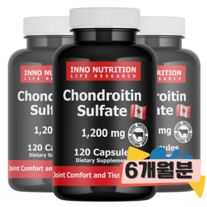 이노뉴트리션 소연골 콘드로이친 3병 캐나다 식약처인증 관절영양제 분말 콘드로이틴