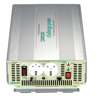 DARDA 차량용 인버터 D-40024BQ 배터리 DC 24V 4000W 4kw 다르다 4k 피앤케이하이테크 국산정품 자동차용 안전인증
