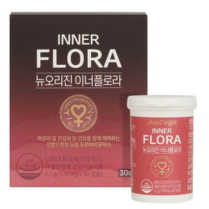 뉴오리진 이너플로라 여성 질유산균 30캡슐 리뷰후기