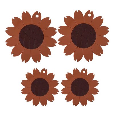 ITAR 미끄럼방지 절연 냄비받침 해바라기 4개입