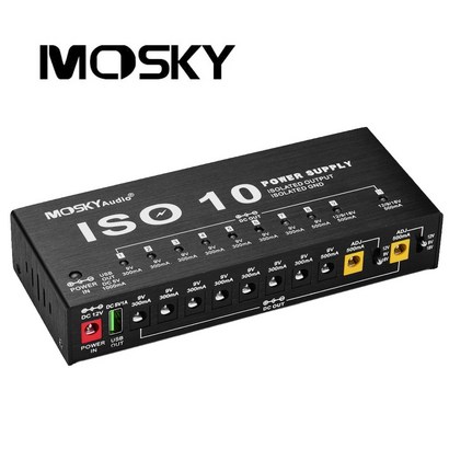 모스키 이펙터 페달보드 파워서플라이 ISO-10
