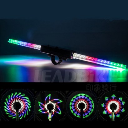 케이와이티 자전거 USB 충전식 LED 휠라 이트 안전등 후미등 안전바 리뷰후기