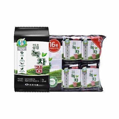 성경식품 지도표 녹차 식탁김