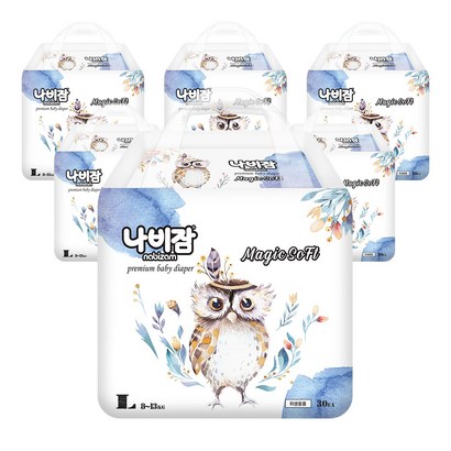 나비잠 매직소프트 대형 기저귀 리뷰후기