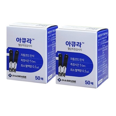 아큐라플러스 혈당시험지 100매