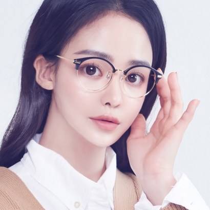 멜라크메 남자 여자 국산 사각 라운드 메탈 하금테 뿔테 골드블랙 안경테 리뷰후기
