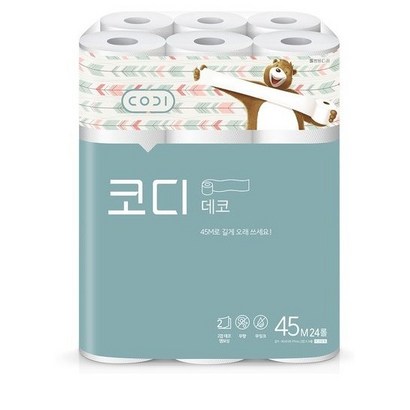 코디 데코 2겹 화장지 45 리뷰후기