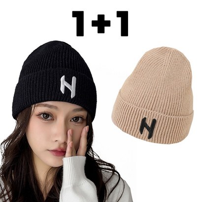 엘마운틴 N 니트 비니