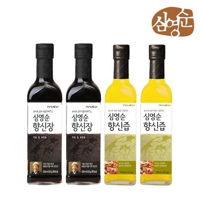 심영순 향신장 2개 향신즙 2개 / 천연조미료 향신양념 만능간장 리뷰후기