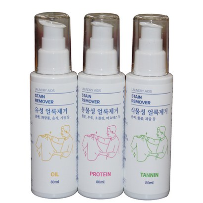 화인 TnC 의류용 얼룩제거제 3종 X3개입 Set 생활용품 > 세제 세탁세제 얼룩/찌든때 제거제
