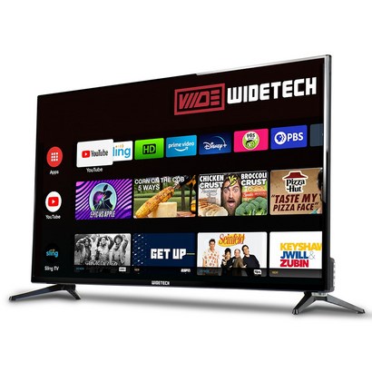 와이드테크 TV 구글TV UHD TV 스마트TV AI 안드로이드TV HDR