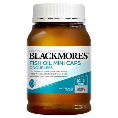 BLACKMORES 무취오메가 피쉬오일미니캡슐 400정 리뷰후기