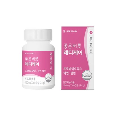 라이프스토리 좋은버릇 참유산균 레이디 2개월분