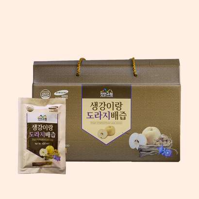 무농약 직접 재배 3년근 약도라지 생강이랑 도라지배즙 30포