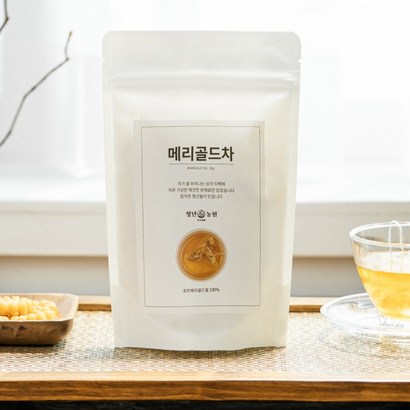 청년농원 저온가공 메리골드차 삼각티백