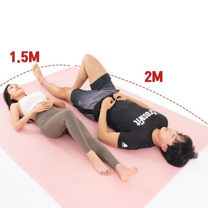 층간소음 요가 운동 매트 2Mx15M 초 대형 빅사이즈 피트니스 더블 홈트 리뷰후기