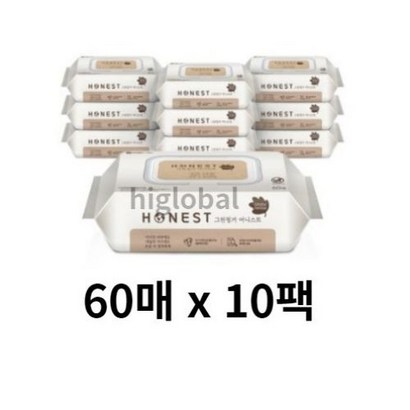 그린핑거 어니스트 물티슈 캡형