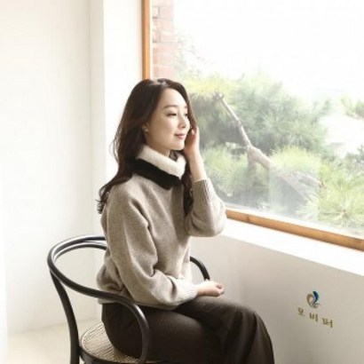 RR003803모비퍼 B712 퍼카라 통밍크 천연 유럽산