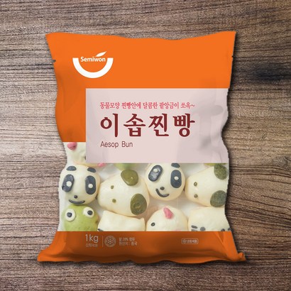 이솝찐빵 귀여운 동물캐릭터 찐빵