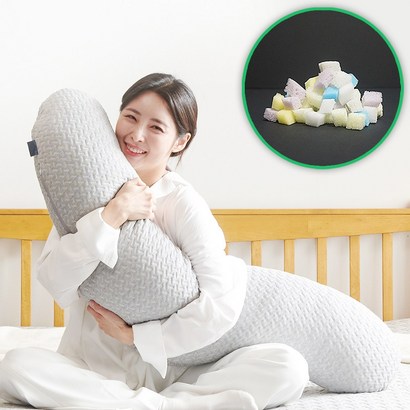 바치고 바디필로우 안고자는베개