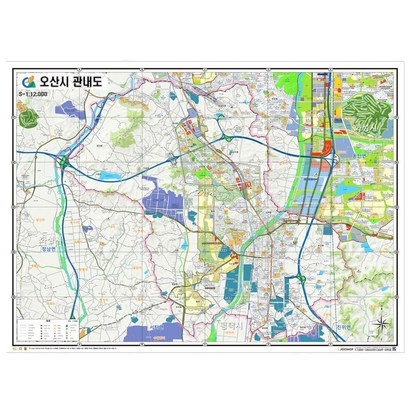 지도샵 경기도 오산시 지도 리뷰후기