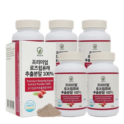 휴나인 프리미엄 로즈힙 퓨레 추출 분말 정 가루 주스