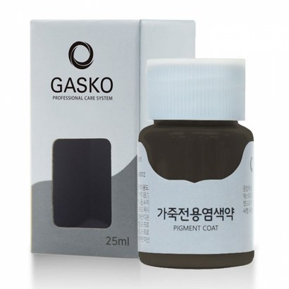 가스코 가죽전용염색약 소파 카시트 스니커즈 카키