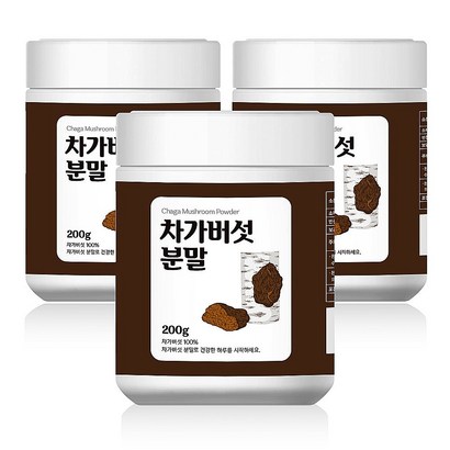 차가버섯 분말 차가버섯가루 /3병