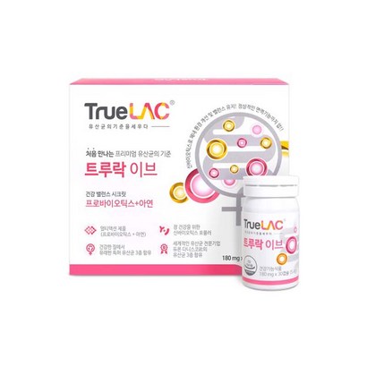 트루락이브 프로바이오틱스아연 여성의 질건강유산균