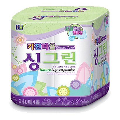 싱그린 키친타올 240매 키친타월